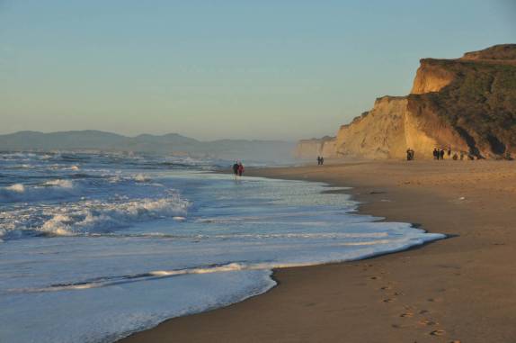 Pescadero Beach, na rodovia One, entre San Francisco e Santa Cruz, no litoral da Califórnia, nos Estados Unidos